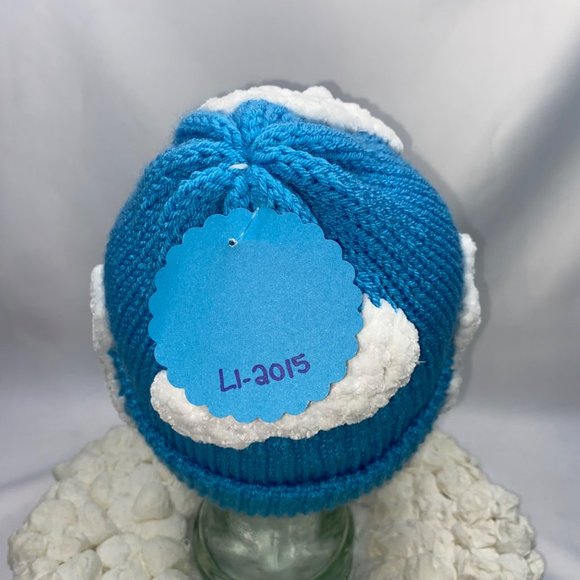 Plasma Beamz Sky Blue Cloud Beanie Kids Size xs - Picture 3 of 6